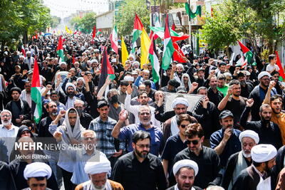 برگزاری راهپیمایی جمعه خشم و نصر در سراسر ایران+ فیلم و عکس