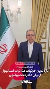 جزئیات مذاکرات استانبول از زبان تخت‌روانچی /مکانیزم ماشه باید بازنگری شود