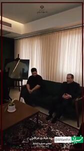 پست زیبای عراقچی بعد از دیدار با خانواه شهید حاجی زاده + فیلم