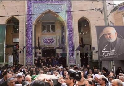 پیکر مرحوم احمد توکلی در تهران تشییع و خاکسپاری شد - تسنیم