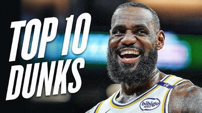 10 دانک برتر لبرون جیمز در فصل 25-2024 NBA!