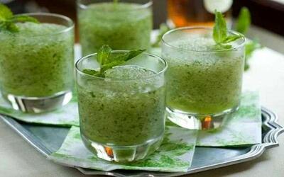 طرز تهیه یخ در بهشت نعنایی خوشمزه