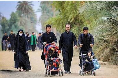 هشدار خطر گرمازدگی در سالمندان و کودکان در مسیر پیاده روی اربعین