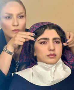 عکس/ چشمان گریان سپیده در پشت‌صحنه تاسیان | اقتصاد24