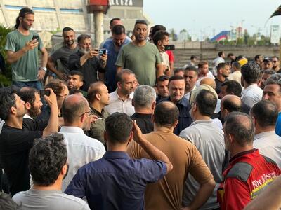 بازدید میدانی دبیر شورای‌عالی مناطق آزاد از محل آتش‌سوزی در منطقه آزاد انزلی |  انصاف نیوز