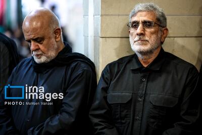 تصاویر: مراسم چهلمین روز شهادت سپهبد سلامی
