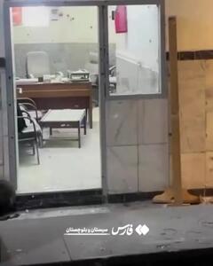 نخستین تصاویر از داخل ساختمان دادگستری زاهدان