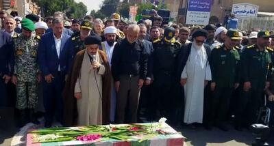 تشییع پیکر سردار شهید نارنجی در ارومیه