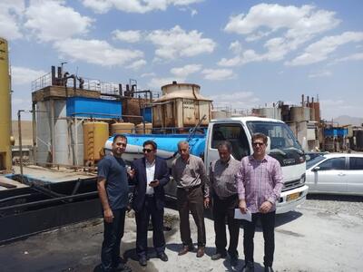 بازدید معاون محیط زیست انسانی حفاظت محیط زیست استان از واحدهای صنعتی ازنا
