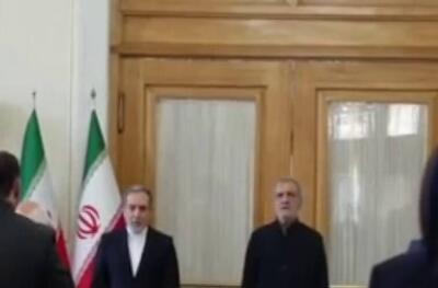 فیلم/ پزشکیان به وزارت خارجه رفت