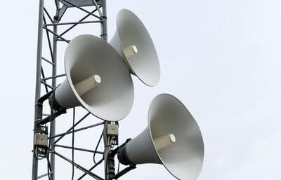 نصب بلندگوهای آژیر خطر در میادین تهران