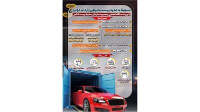 تسهیلات جدید زیست‌ محیطی برای واردات خودرو ابلاغ شد
