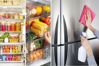 از بین بردن بوی بد یخچال با مواد طبیعی و ارزان