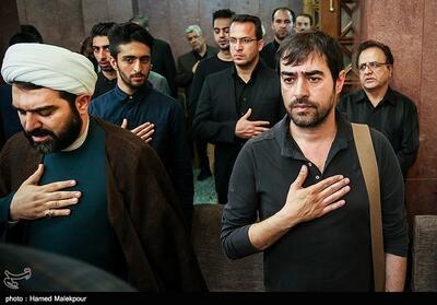تصاویر حضور شهاب حسینی در مراسم ختم همسر شهید بابایی - سوره سینما