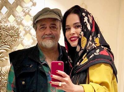 ملیکا شریفی نیا عکسی زیرخاکی دوران کودکی خود در آغوش محمدرضا شریفی نیا در روز تولدش منتشر کرد + عکس