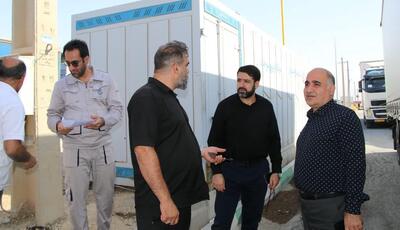 نصب ۶ جایگاه سیار سوخت در مهران برای خدمات‌رسانی زائر اربعین