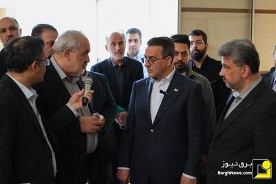 بازدید معاون رییس جمهور از شرکت مدیریت شبکه برق ایران با حضور وزیر نیرو