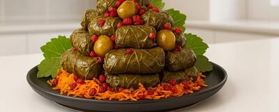 با دلمه برگ مو دل همه رو ببر / دستور اصیل عطر بی نظیر طعم موندگار