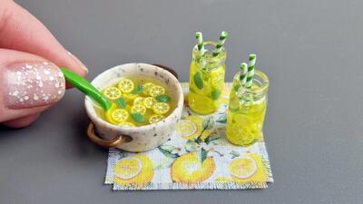 طرز ساخت لیموناد مینیاتوری در خانه !