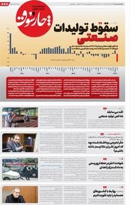 چارسوق خبر داد: سقوط تولیدات صنعتی