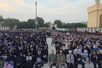 شعار وحدت و انسجام ملی در مراسم اربعین شهدای اقتدار آذربایجان‌شرقی