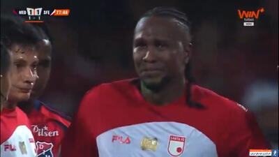 گلزنی هوگو رودالگا پس از مصدومیت برای سانتافه در فینال لیگ کلمبیا
