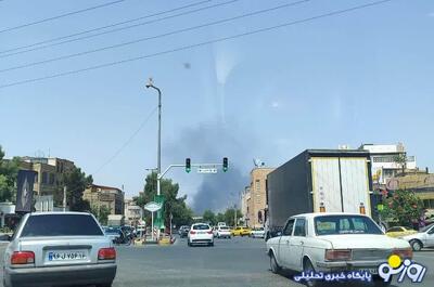 چرا آسمان قم دودی شده است؟