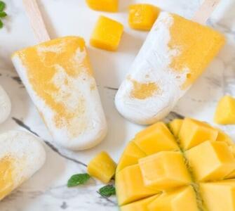 طرز تهیه بستنی مگنوم انبه و نارگیل
