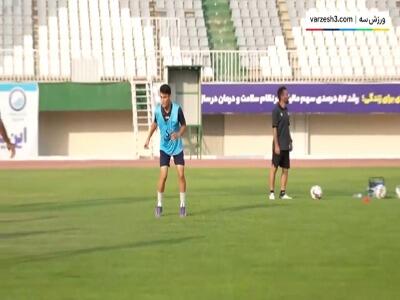 لحظاتی از بازی تدارکاتی آلومینیوم و خیبر