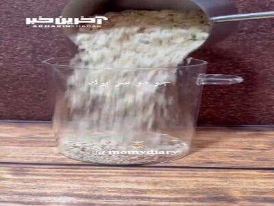 صبحانه‌ی پروتئینی و بسیار راحت و سالم 