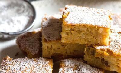 طرز تهیه کیک برنج خام
