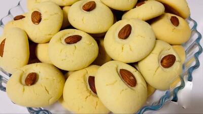 طرز تهیه کلوچه بادامی خیلی خوشمزه و آسان