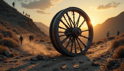 معنی و مفهوم ضرب المثل چرخ روزگار بالا و پایین بسیار دارد