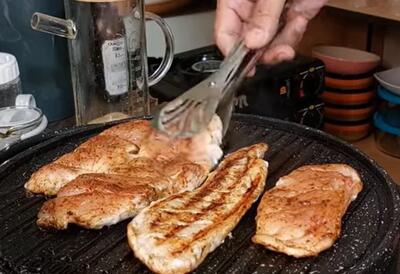 باربیکیو مرغ تگزاسی بدون منقل با تابه خانگی / یک غذای متفاوت با مرغ