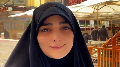 تصاویر مجری زن صداوسیما در نجف