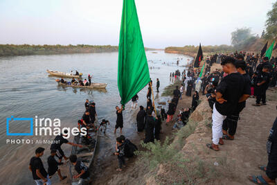 استقبال از زائران کربلا در روستای «خلیفه حیدر»