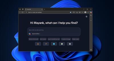عرضه رابط کاربری جدید Copilot-first برای مرورگر مایکروسافت اج