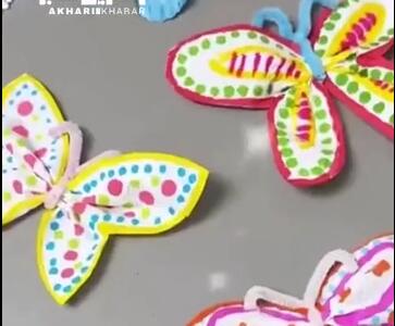 پروانه بساز؛ با جادوی دستمال‌های رنگی!