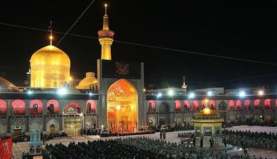 ویژه برنامه‌های حرم مطهر رضوی در سالروز شهادت حضرت رقیه(س)