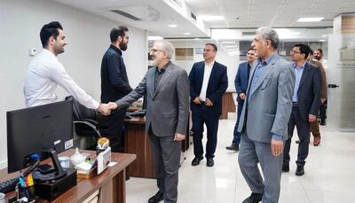 بازدید دکتر خورسندیان؛ مدیر عامل بانک مسکن از گروه مالی (چند رسانه ای)