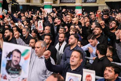 محسن افشانی و جواد قارایی در دیدار امروز با رهبر انقلاب | تصاویر