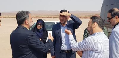 تیم مدیران نهاد ریاست جمهوری از پروژه فرودگاه قم بازدید کردند