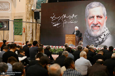 مراسم چهلمین روز شهادت سردار محمد سعید ایزدی (حاج رمضان)