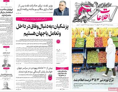 صفحه اول روزنامه های سه شنبه 7مرداد 1404