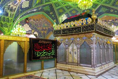 تصاویری نادر از سنگ مزار حضرت رقیه(س)