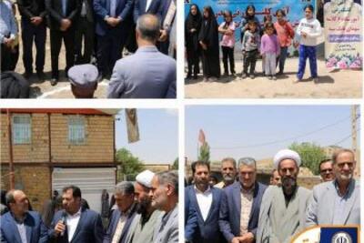 آئین کلنگ‌زنی مدرسه «شهدای بانک سپه» در روستای پرسبانج استان قزوین | سیاست روز