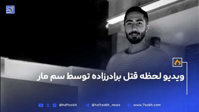 ویدیو لحظه قتل برادرزاده توسط سم مار