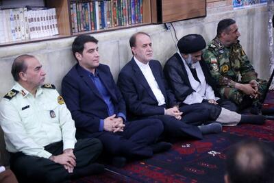 مراسم اربعین شهدای اقتدار ایران در سنندج برگزار شد