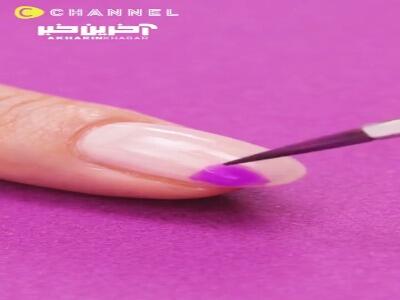 یک طرح خاص برای ناخن!