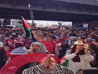 بیش از ۷۰ هزار نفر در برلین آلمان، فریاد حمایت از غزه سر دادند